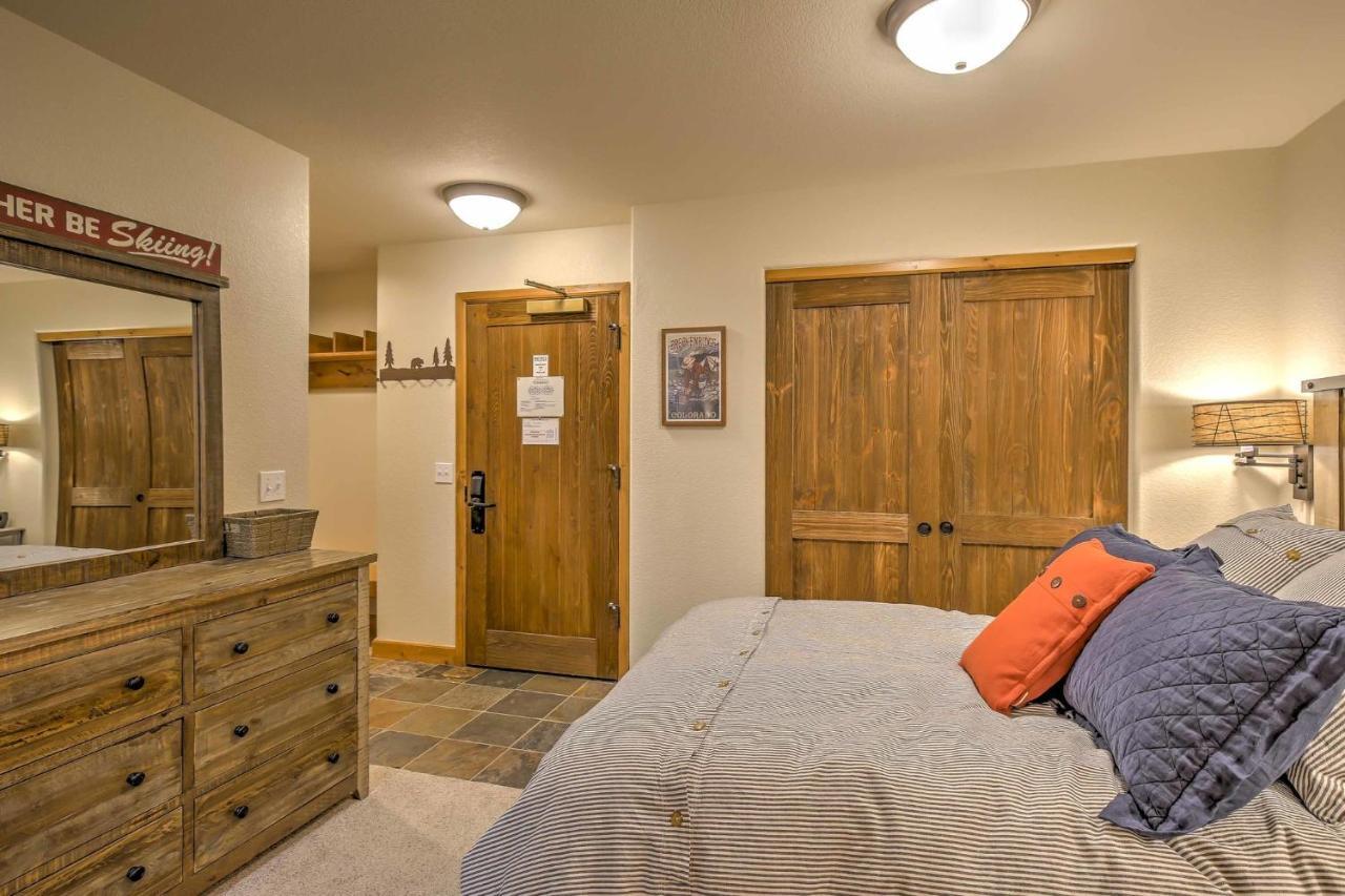Breck Studio With Hot Tub Access, Walk To Main St! Брекенрідж Екстер'єр фото