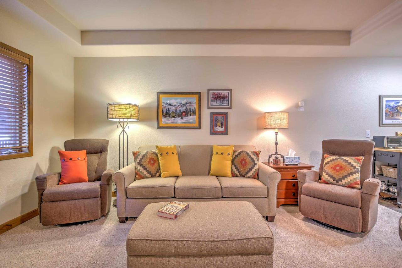 Breck Studio With Hot Tub Access, Walk To Main St! Брекенрідж Екстер'єр фото